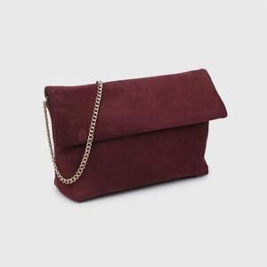 NEW MODA LUXE women's angela clutch bag in wine